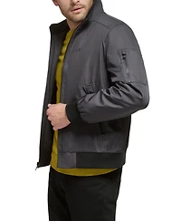 Calvin Klein Men's Classic Zip-Front Ripstop Bomber Jacket