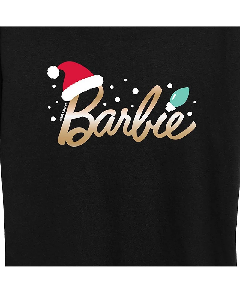 Air Waves Trendy Plus Barbie Holiday Graphic T-Shirt
