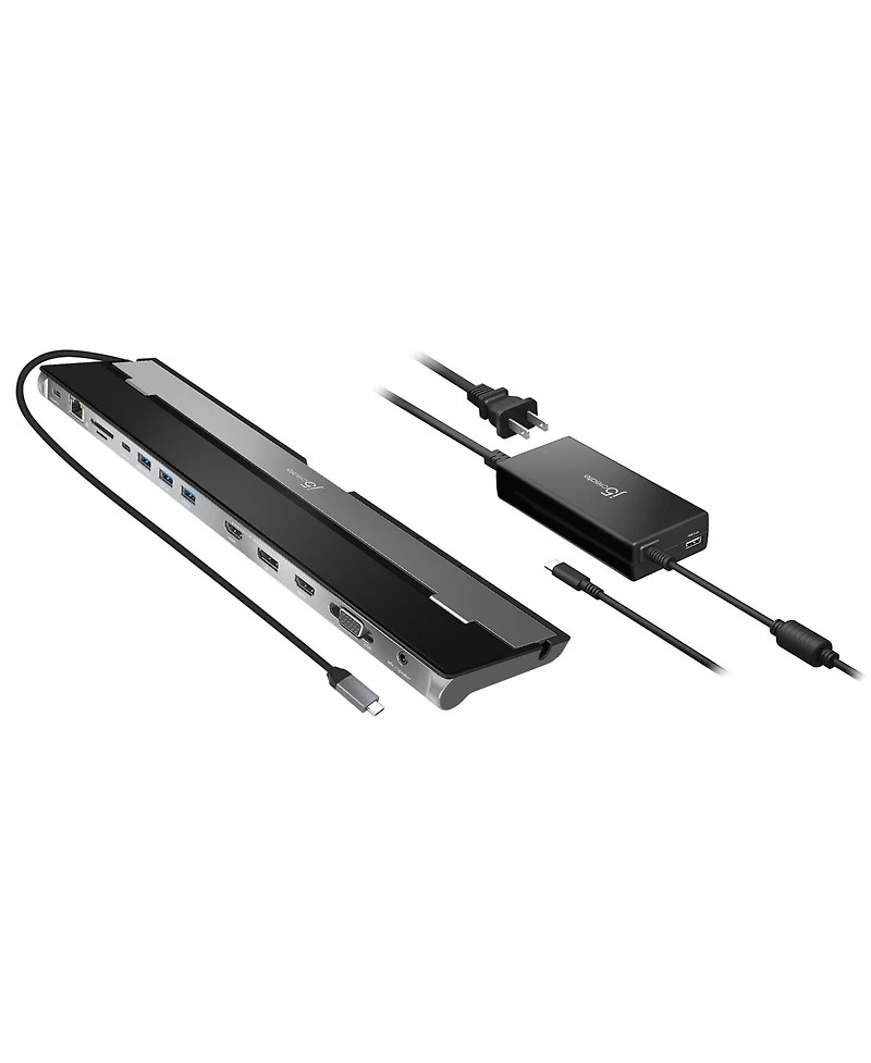 Usb-c Triple Display Docking Station with Pd Adapter