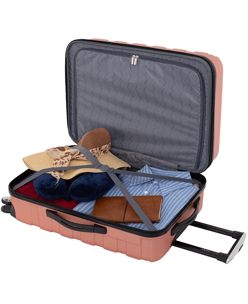 Travelers Club Madison 3-Pc Expandable Spinner Luggage Set