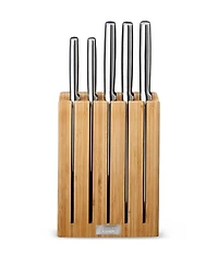 Joseph Joseph Elevate Steel Knives Bamboo 5-Piece Knife Block Set