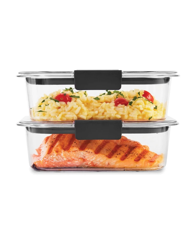 Rubbermaid 2 Piece Brilliance 3.2 Cup Food Storage Container Set