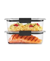 Rubbermaid 2 Piece Brilliance 3.2 Cup Food Storage Container Set