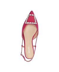 Arezzo Women's Savannah Pointed Toe Flats - Pink