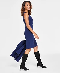 Le Suit Collarless Dress Set