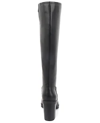 Kenneth Cole New York Women's Veronica Knee High Block Heel Boots - Black