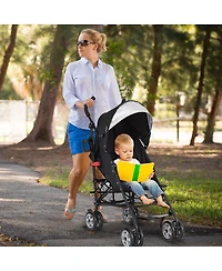 Slickblue Girls Folding Lightweight Umbrella Travel Stroller