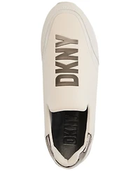 Dkny Women's Dalla Logo Slip-On Striped Platform Sneakers