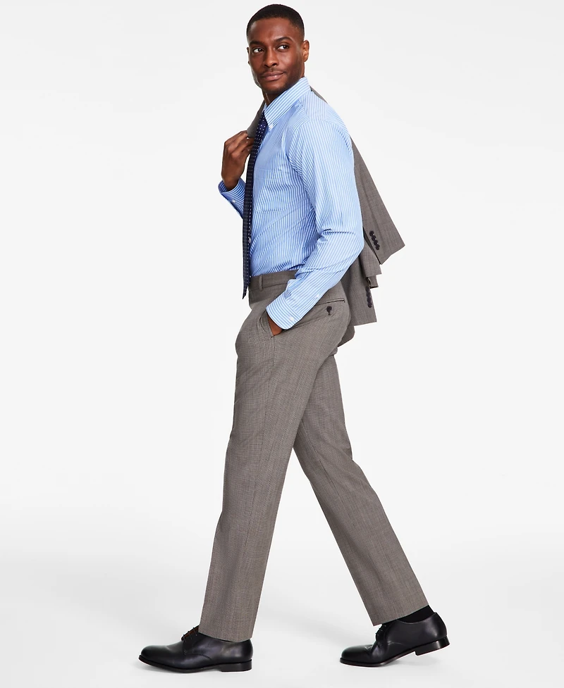 B by Brooks Brothers Men's Classic-Fit Stretch Wool Blend Suit Pant