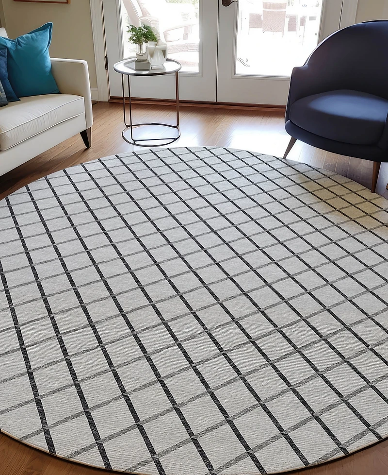 Dalyn York Washable YO1 8' x Round Area Rug