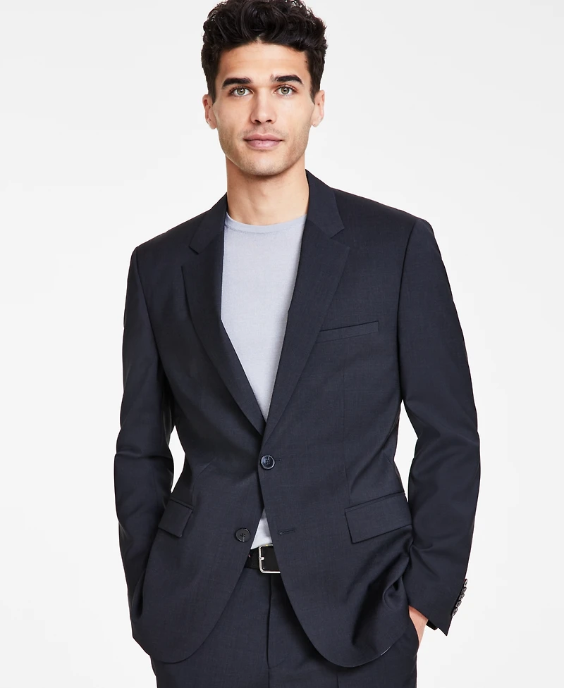 Hugo by Boss Men's Modern Fit Wool Suit Jacket