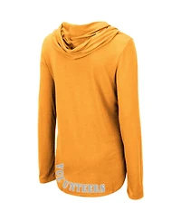 Women's Colosseum Tennessee Orange Tennessee Volunteers My Lover Lightweight Hooded Long Sleeve T-shirt