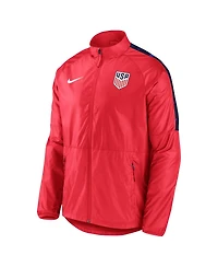 Big Boys Nike Red Usmnt Academy All-Weather Raglan Full-Zip Jacket