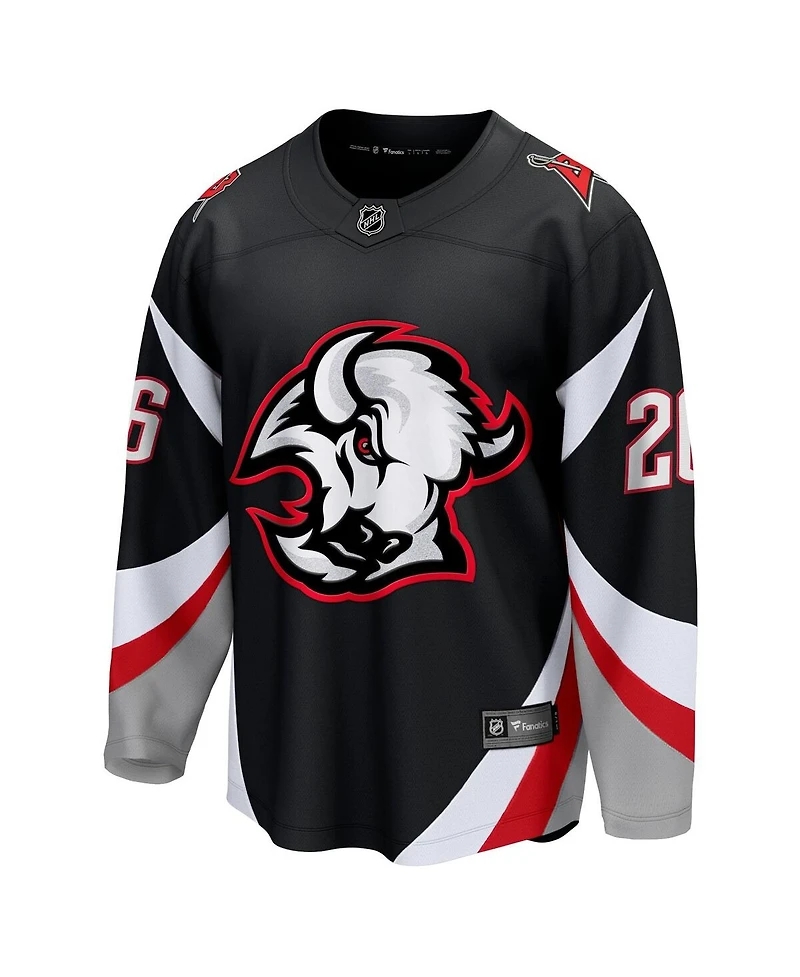Men's Fanatics Rasmus Dahlin Black Buffalo Sabres Alternate Premier Breakaway Player Jersey