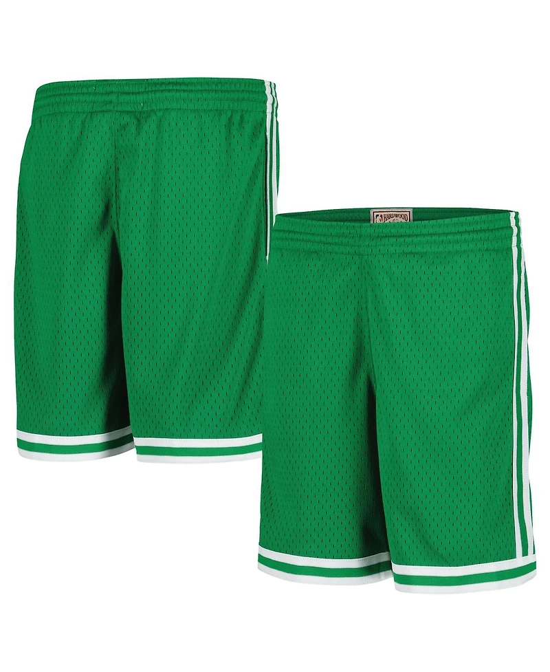Big Boys Mitchell & Ness Green Boston Celtics Hardwood Classics Swingman Shorts