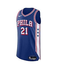 Men's Nike Joel Embiid Royal Philadelphia 76ers Authentic Jersey - Icon Edition