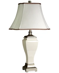 StyleCraft Crackled Ceramic Table Lamp