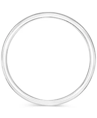 Polished Comfort Fit Wedding Band in Platinum