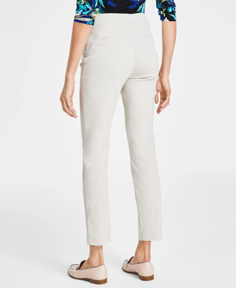 Jm Collection Women's Tummy-Control Cambridge Slim-Leg Pull-On Pants