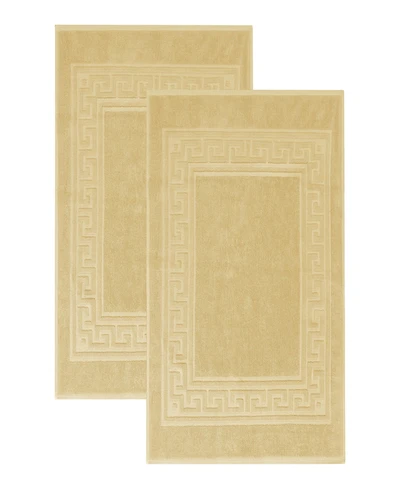 Superior Cotton Greek Key Infinity Border 2-Pc. Bath Rug Set