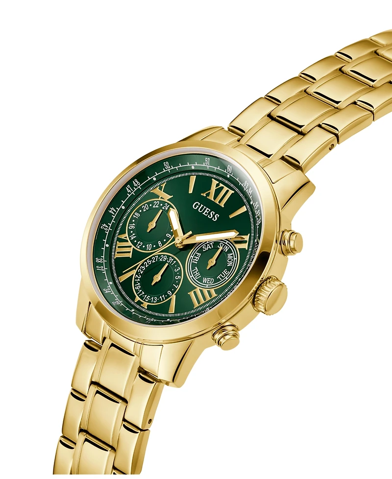 Guess Women's Multi-Function Gold-Tone Stainless Steel Watch 42mm