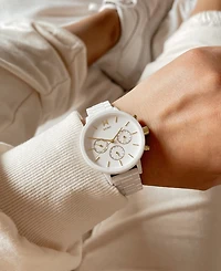 Mvmt Nova White Ceramic Bracelet Watch 38mm
