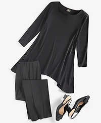 Jm Collection Women's Wide-Leg Pull-On Pants, Regular & Short Lengths, Created for Macy's
