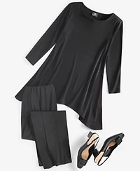 Jm Collection Womens 3 4 Sleeve Top Pull On Pants Created For Macys
