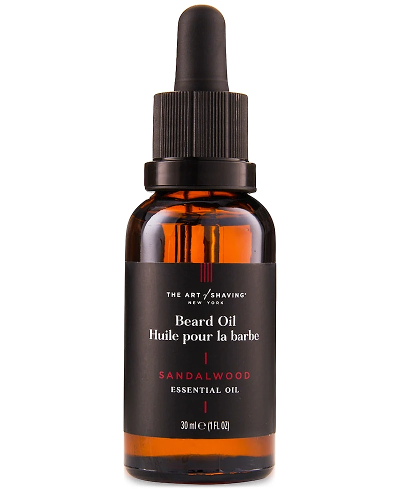 The Art of Shaving Sandalwood Beard Oil, 1 oz.