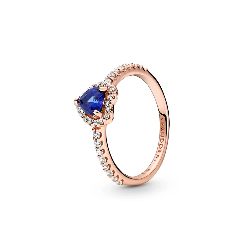 Pandora Cubic Zirconia Timeless Sparkling Elevated Heart Ring