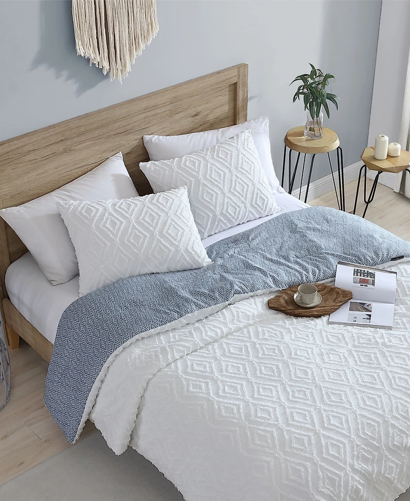 French Connection Hanwell 3-Pc. Comforter Set, King