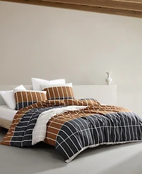 Marimekko Tiiliskivi Raita Cotton 3 Piece Duvet Cover Set