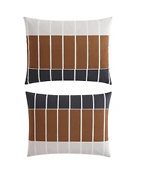 Marimekko Tiiliskivi Raita Cotton 3 Piece Duvet Cover Set