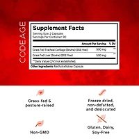 Codeage Grass Fed Beef Cartilage Supplement