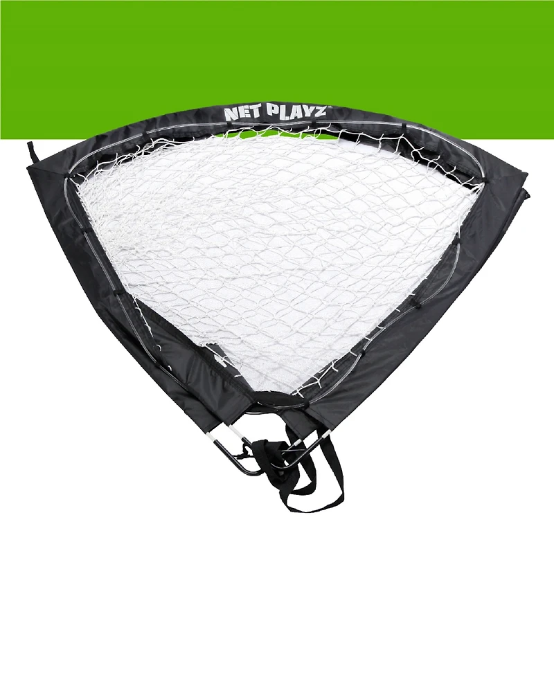 Net Playz Backyard Soccer Goal, Light Up Soccer Goals Gift, Glow in The Dark, Portable Pop-up Football Goals for Kids Teens Youth