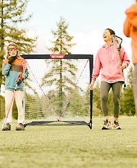 Net Playz Backyard Lacrosse Goal, Kids Backyard Training, Practice Exercise Portable Lacrosse Net, Equipment Gear, 4' x 4'