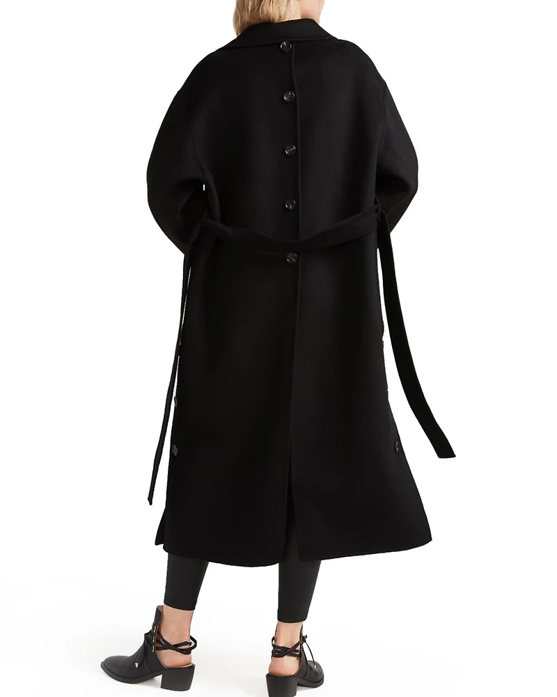 Belle & Bloom Women's Wide Awake Split Hem Overcoat