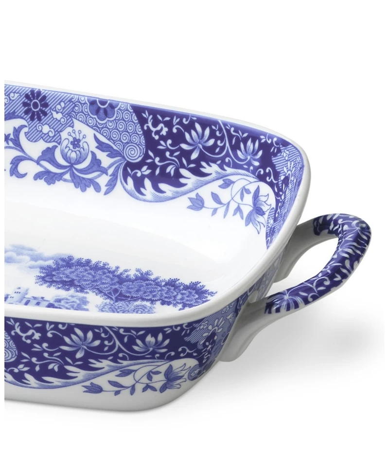 Spode Blue Italian Handled Serving Dish