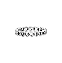 Pandora Sterling Silver Moments Band of Hearts Ring