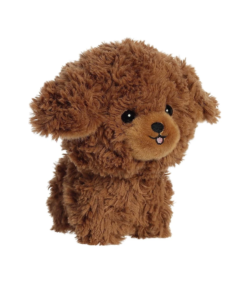 Aurora Small Poodle Teddy Pets Playful Plush Toy 7"