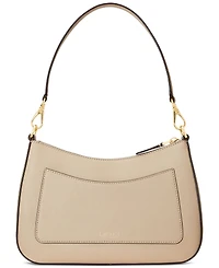 Lauren Ralph Women's Crosshatch Leather Medium Danni Shoulder Bag