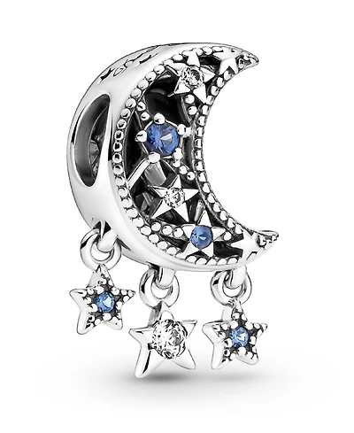 Pandora Mixed Stone Star Crescent Moon Charm