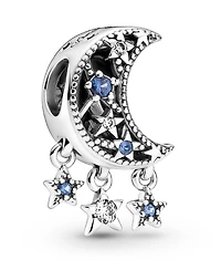 Pandora Mixed Stone Star Crescent Moon Charm