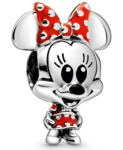 Pandora Sterling Silver Disney Minnie Mouse Dotted Dress Bow Charm