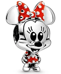 Pandora Sterling Silver Disney Minnie Mouse Dotted Dress Bow Charm