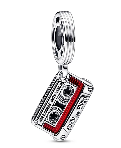 Pandora Sterling Silver Marvel Guardians of the Galaxy Cassette Tape Dangle Charm