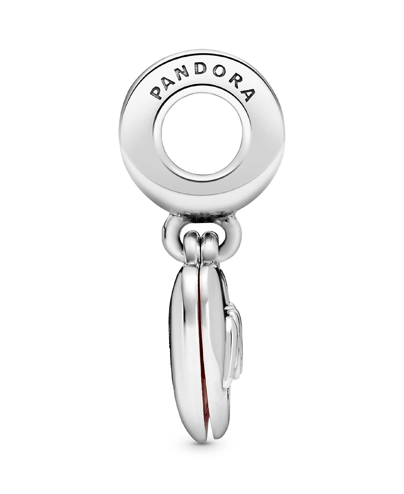 Pandora Cubic Zirconia Mom Script Heart Dangle Charm