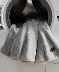 Kenneth Cole Reaction Solid Faux Fur Throw, 60x50