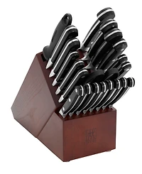 Zwilling Pro 22-Piece Knife Block Set with Forged Steak Knives