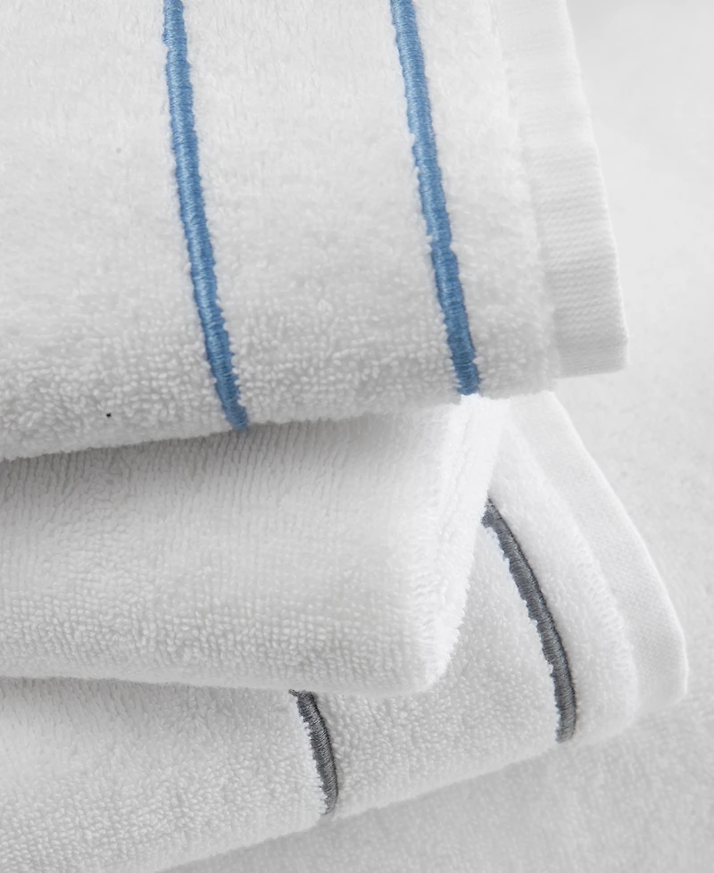 Cassadecor Bowery Stripe Cotton Hand Towel, 18" x 30"